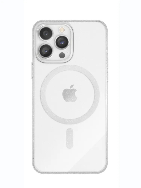 Чехол защитный "vlp" Starlight Case с MagSafe для iPhone 14 Pro, прозрачный