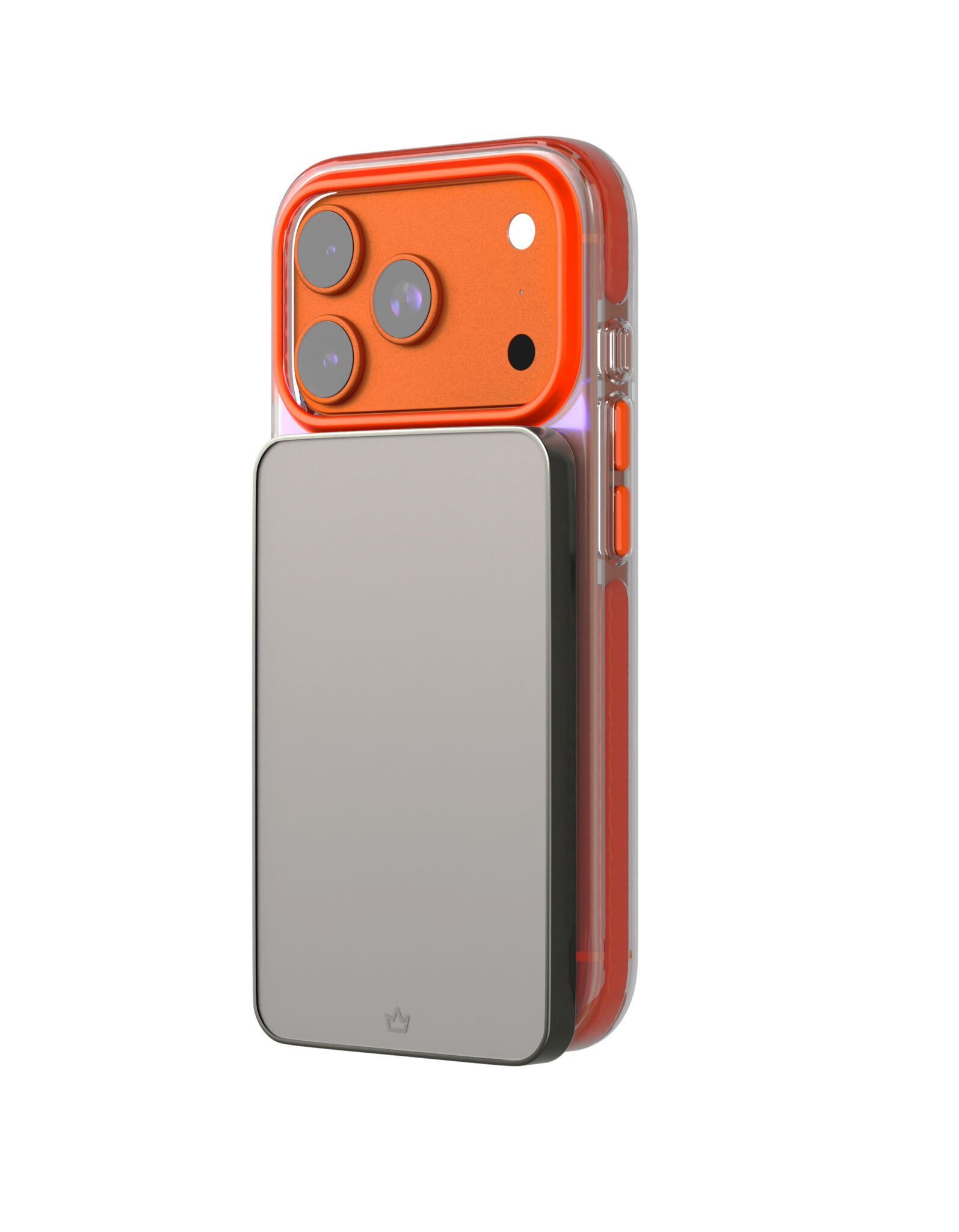 Фото Чехол защитный VLP Pulse Case с MagSafe для iPhone 17 Pro, оранжевый На фото изображено Чехол защитный VLP Pulse Case с MagSafe для iPhone 17 Pro, оранжевый
