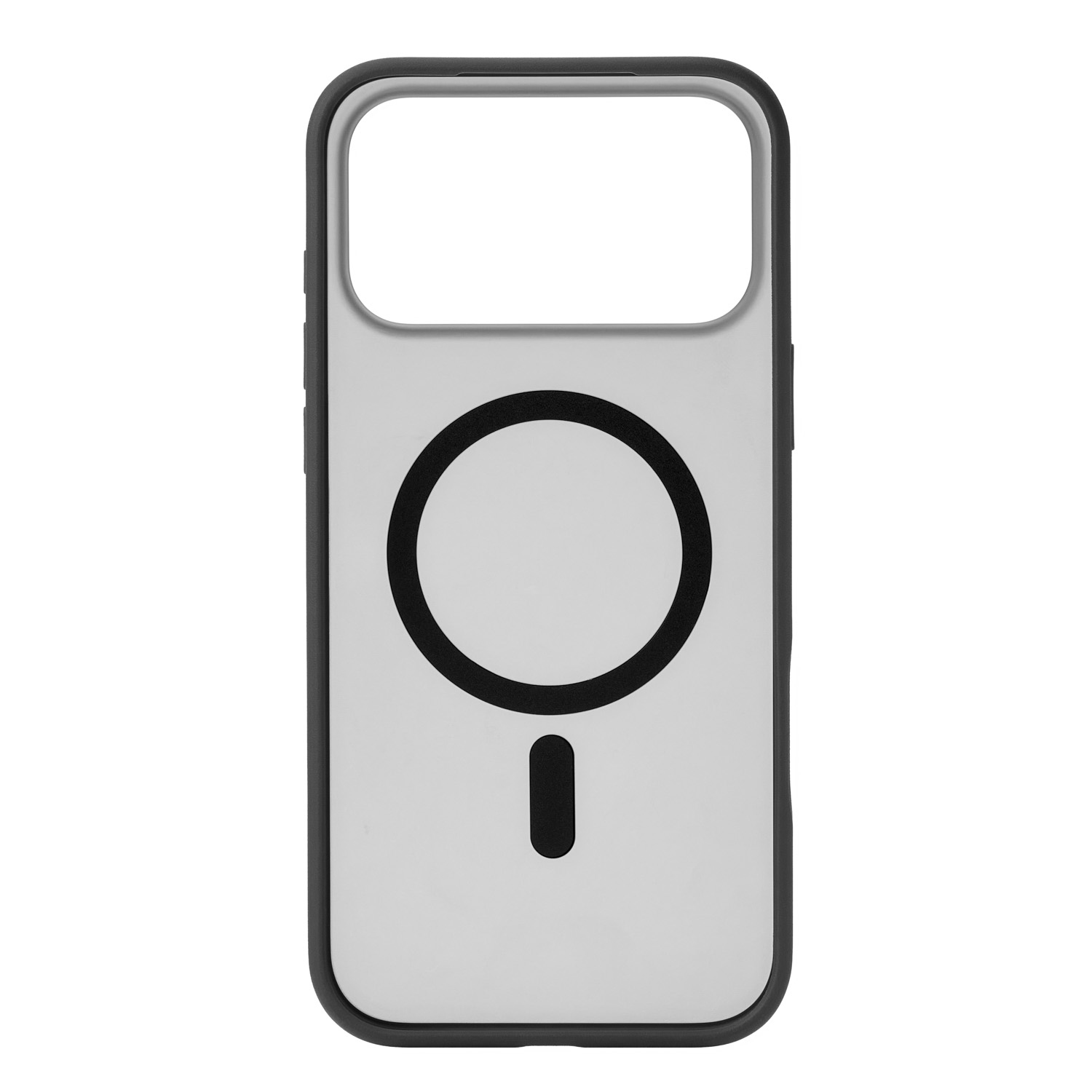 На фото изображено Чехол защитный uBear Cloud Mag Case для iPhone 17 Pro Max, MagSafe, черный