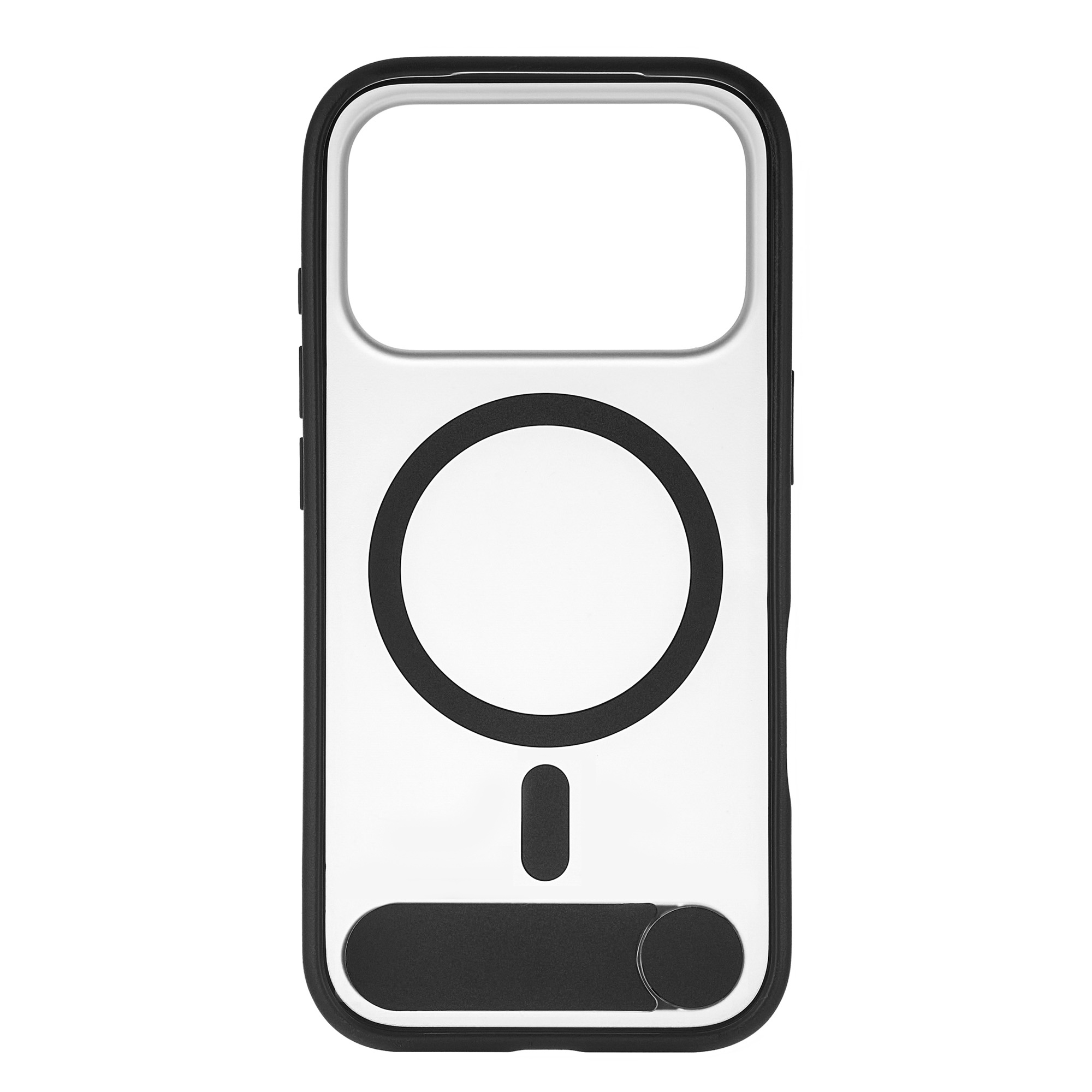 Фото Чехол защитный uBear Stand 360° Mag Case для iPhone 17 Pro, черный На фото изображено Чехол защитный uBear Stand 360° Mag Case для iPhone 17 Pro, черный