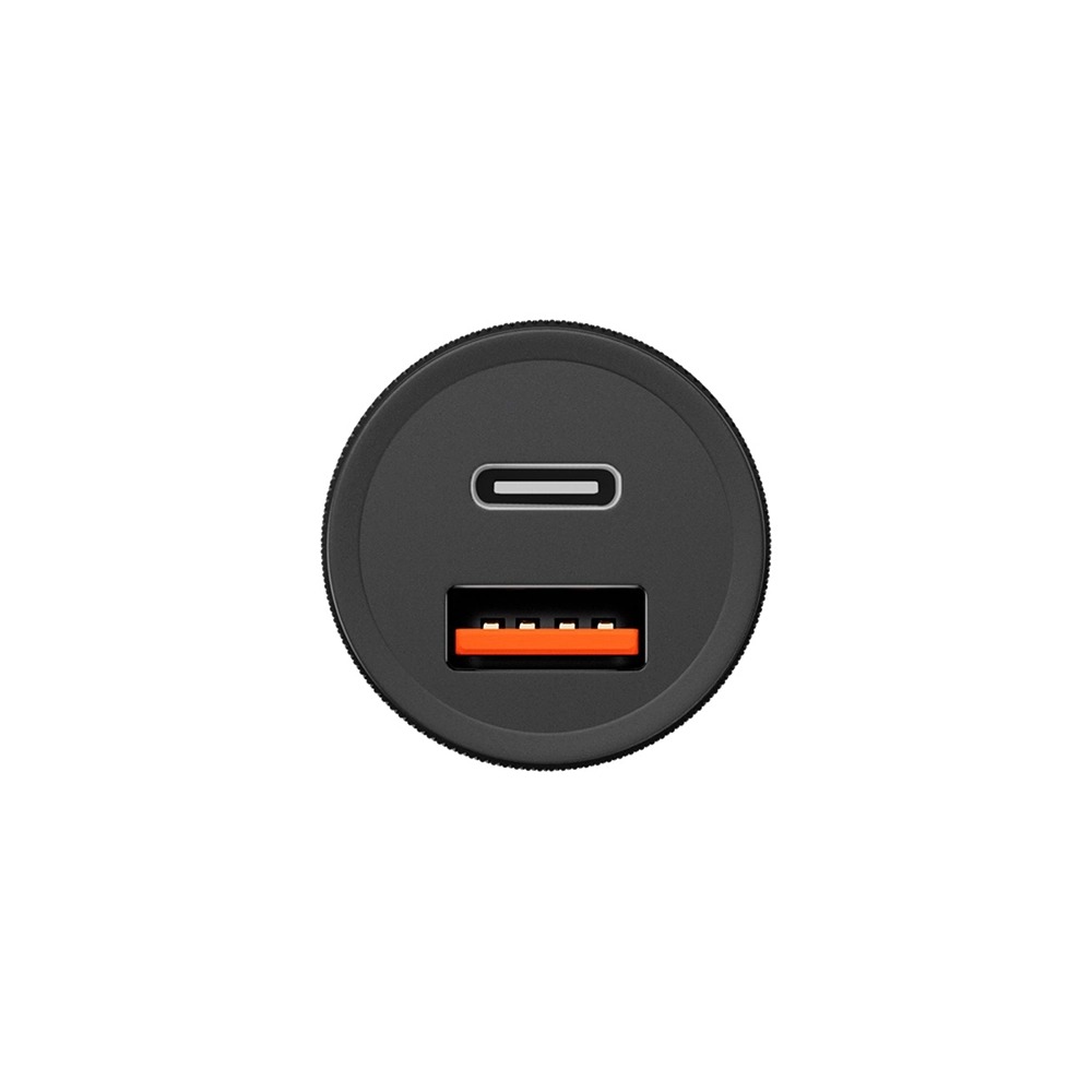 Устройство зарядное автомобильное Uzay 38Вт USB-C+USB-A, PD, QC, черное