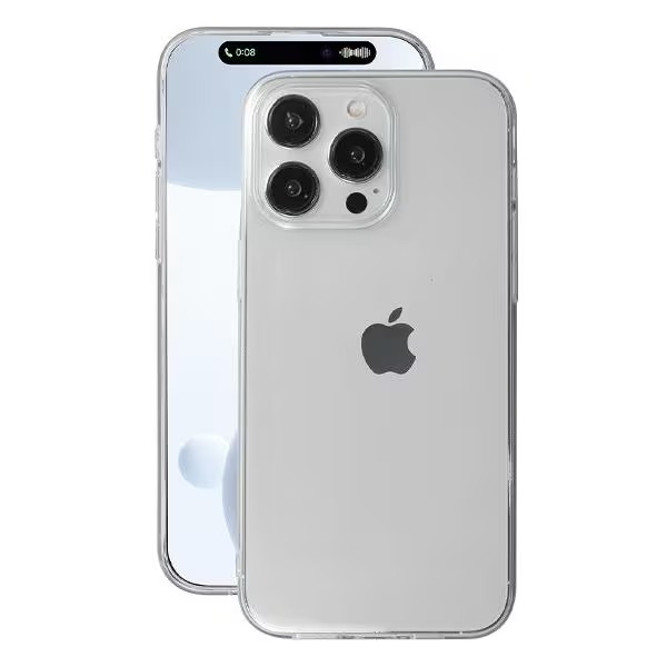 Чехол Gel Case для Apple iPhone 15 Pro, прозрачный, Deppa