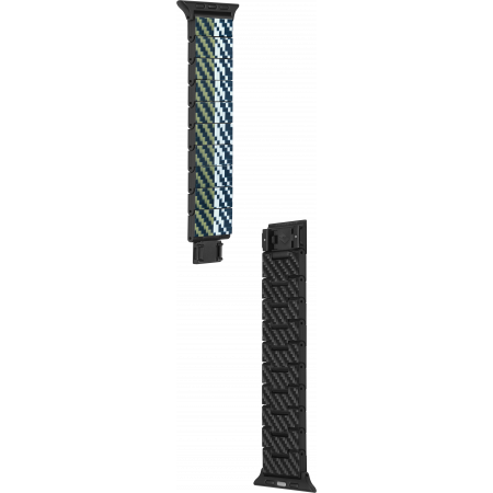 Карбоновый браслет Pitaka для Apple Series 9-1, SE и Ultra 2 / Ultra (38/40/41/42/44/45/49мм) - Wind