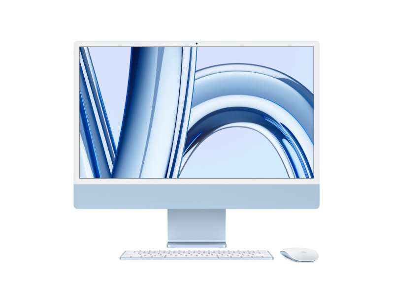 Apple iMac 24" Retina 4,5K, M3 8C / 10C, 24 ГБ, 1 ТБ, Синий