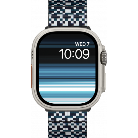 Карбоновый браслет Pitaka для Apple Series 9-1, SE и Ultra 2 / Ultra (38/40/41/42/44/45/49мм) - Mosaic