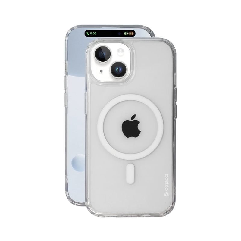 Чехол Gel Pro Magsafe для Apple iPhone 15 Plus, прозрачный, Deppa
