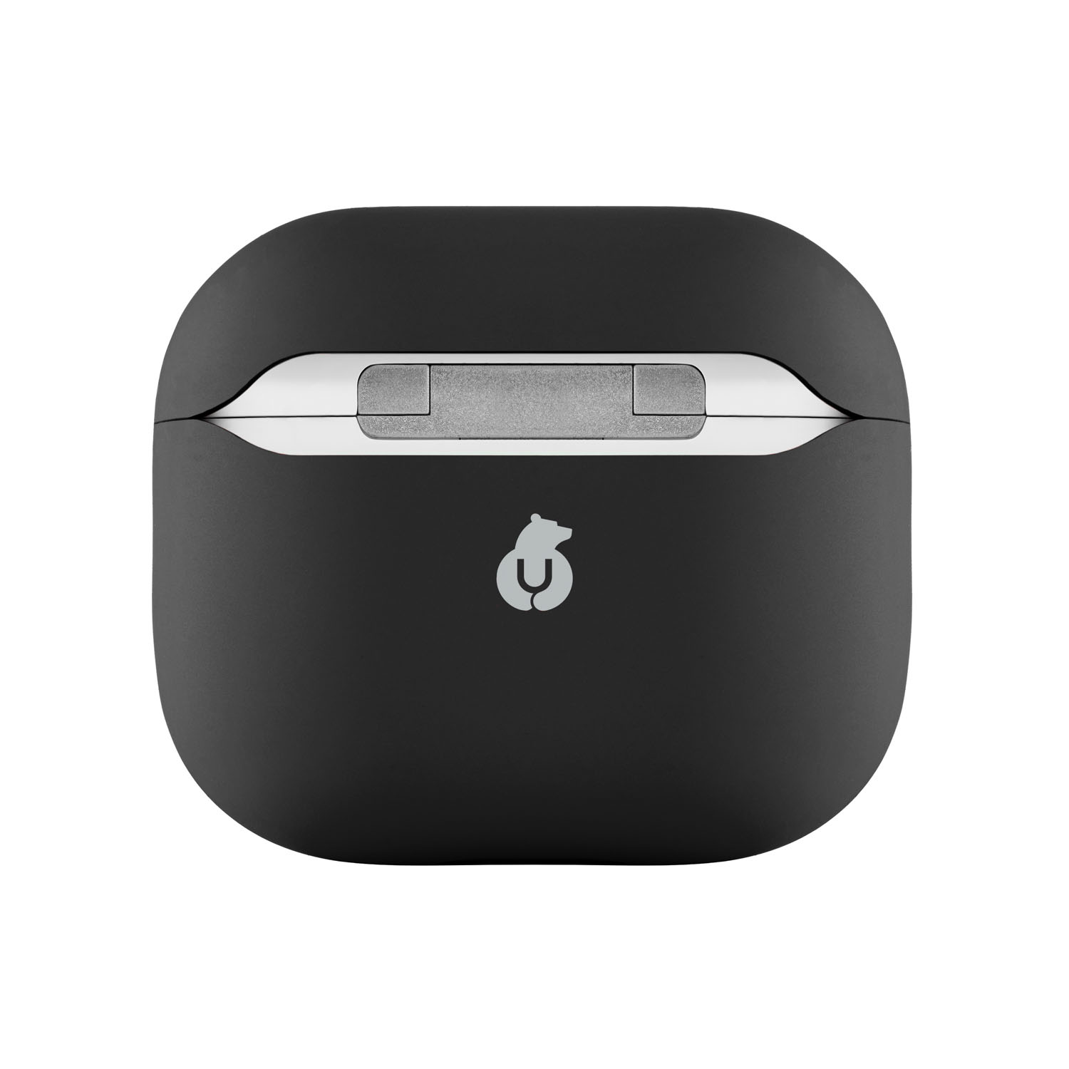 Ультратонкий силиконовый чехол Touch case для AirPods 3, чёрный