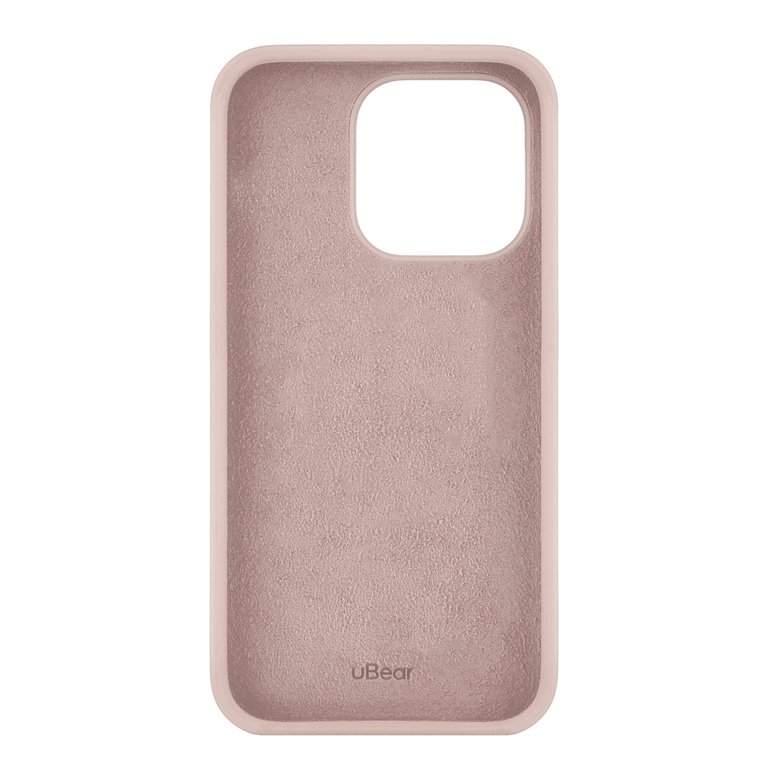 Чехол защитный uBear Touch Case для  iPhone 14 Pro, силикон, софт-тач, розовый