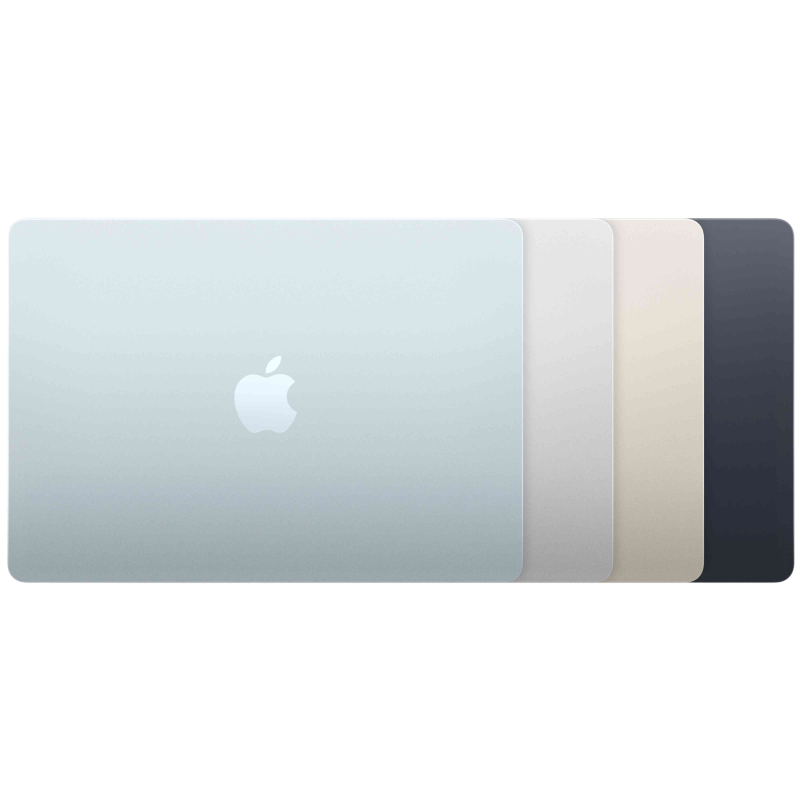 На фото изображено Apple MacBook Air 15" (M5, 10C / 10C, 2026) 24 ГБ, 1 ТБ SSD, Серебристый