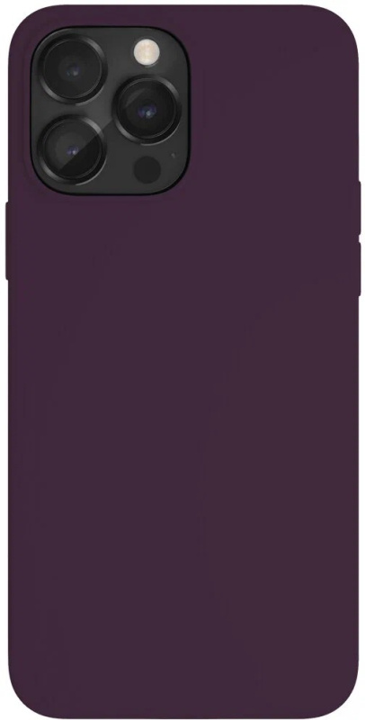 Чехол защитный "vlp" Silicone case для iPhone 14 Pro, темно-фиолетовый