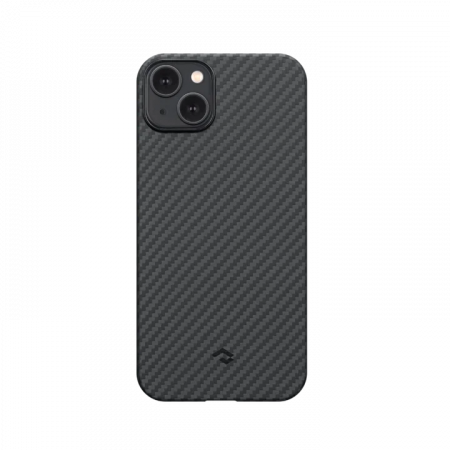 Чехол Pitaka MagEZ Case 3 для iPhone 14 Plus (6.7"), черно-серый, кевлар (арамид)