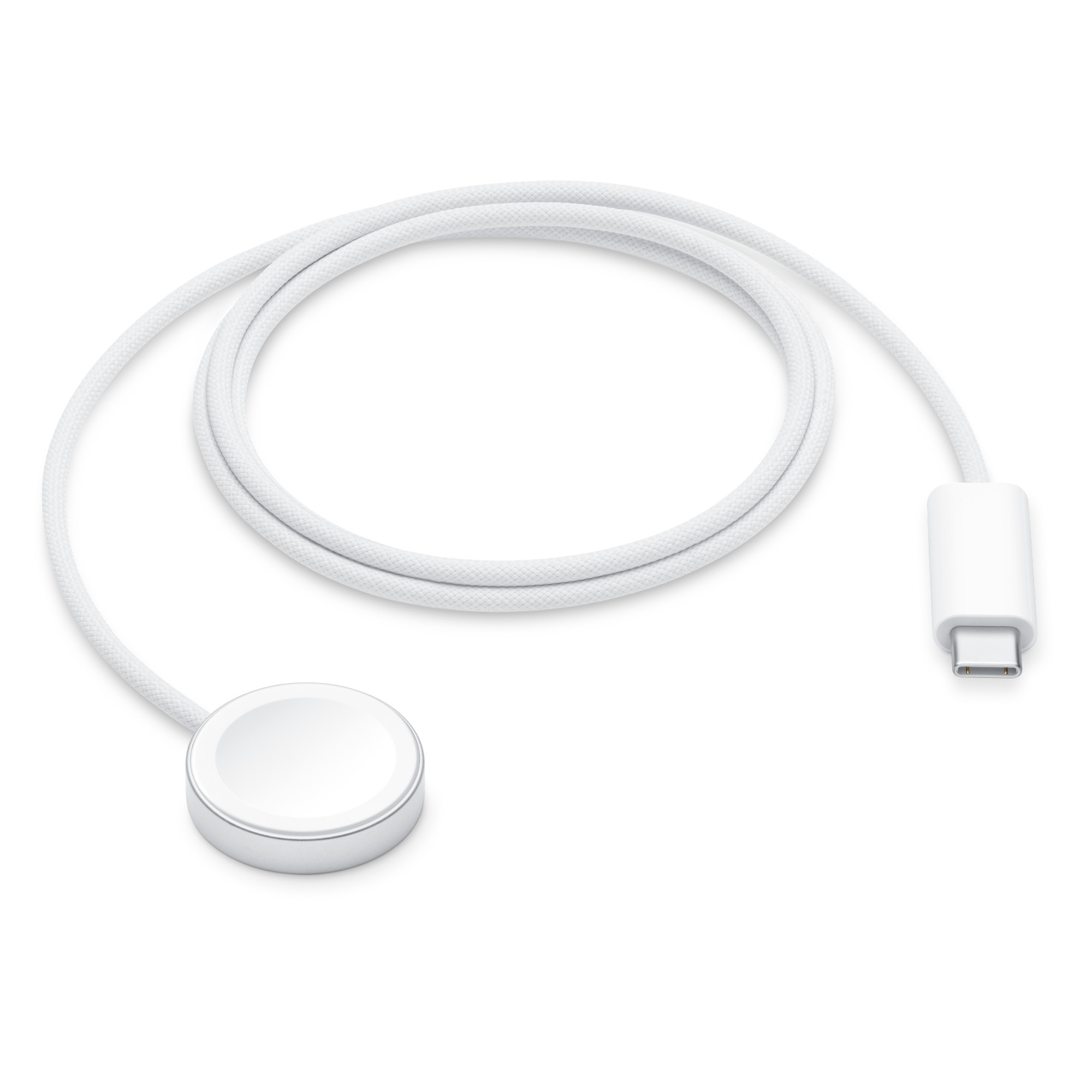 Беспроводное зарядное устройство Apple Watch Magnetic Fast Charger to USB-C Cable для Apple Watch, белый
