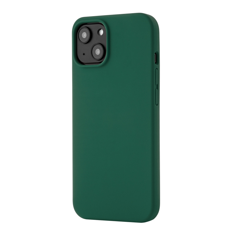 Чехол защитный uBear Touch Case для  iPhone 14, силикон, софт-тач, зелёный