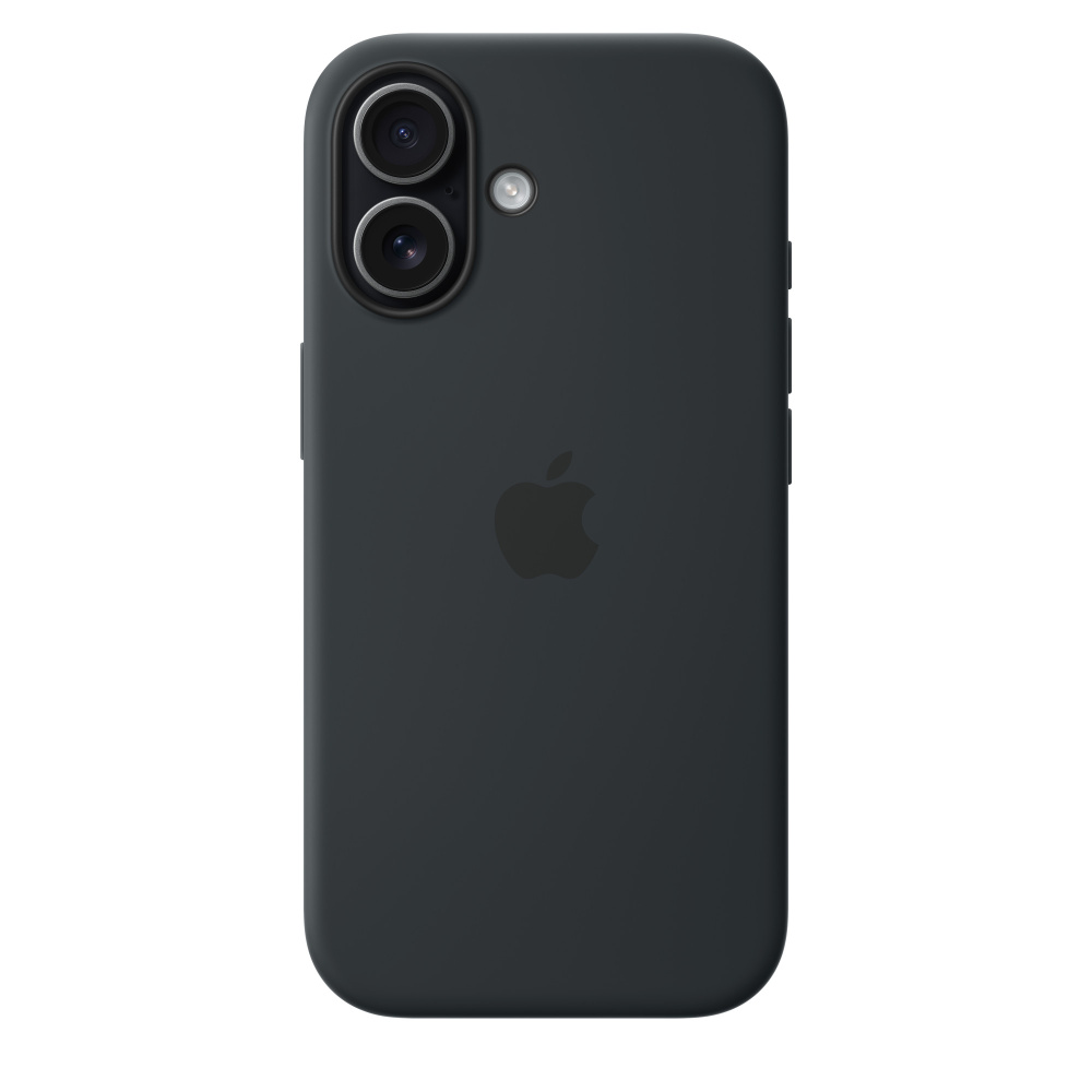 Фото Чехол защитный Apple Silicone Case with MagSafe для iPhone 17, чёрный Фото Чехол защитный Apple Silicone Case with MagSafe для iPhone 17, чёрный