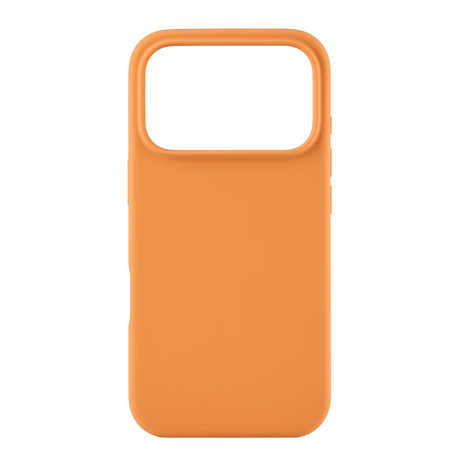 На фото изображено Чехол защитный uBear Touch Mag Case для iPhone 17 Pro, MagSafe, оранжевый