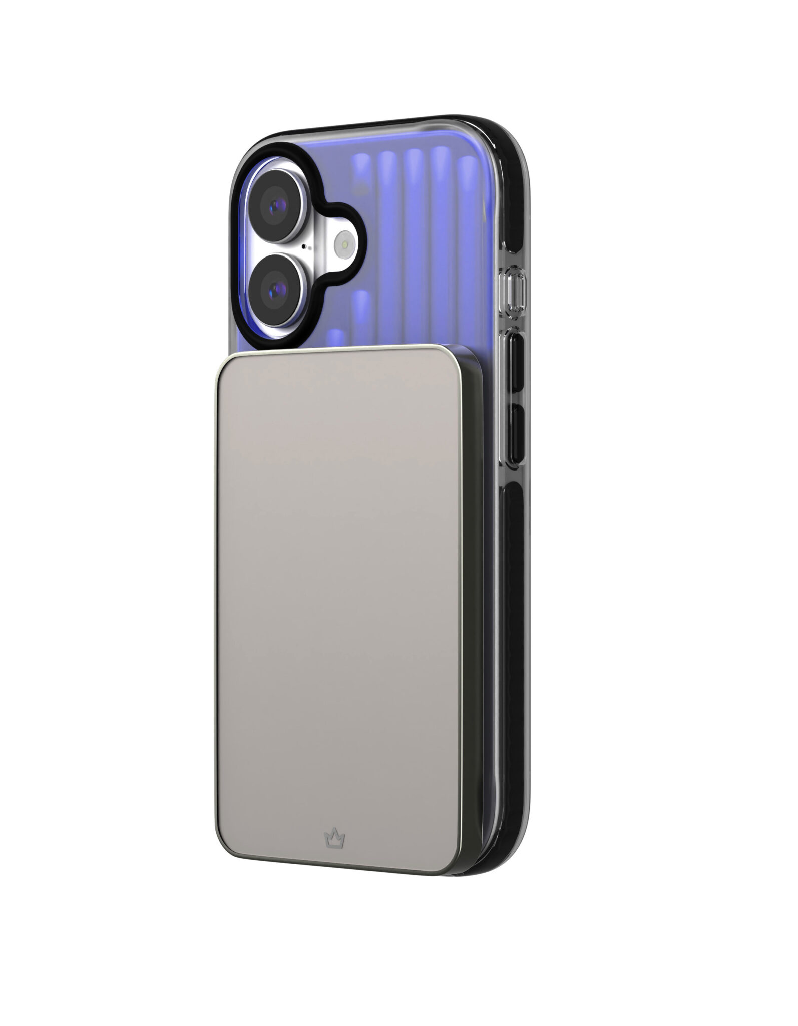 На фото изображено Чехол защитный VLP Pulse Case с MagSafe для iPhone 17, черный