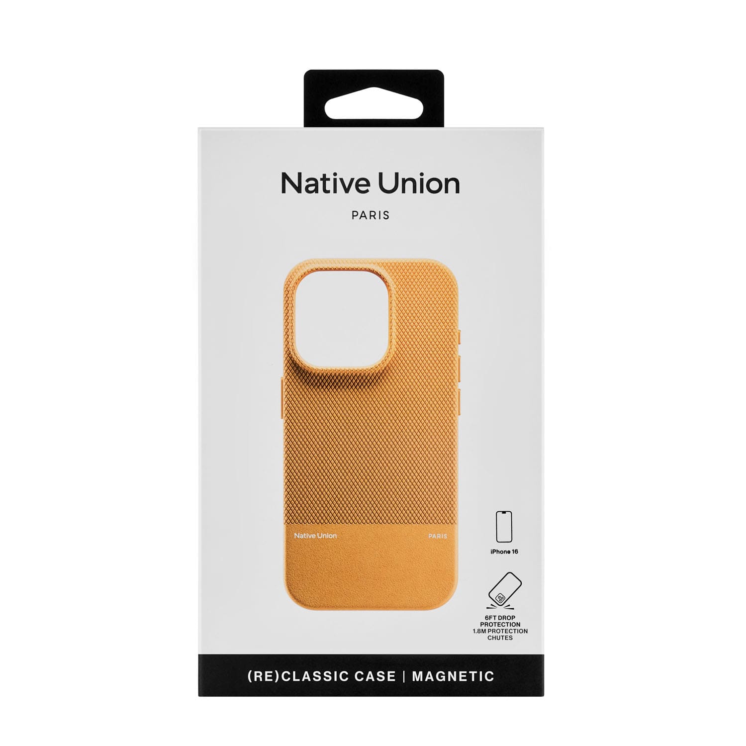 (RE)CLASSIC CASE FOR IPHONE 16 KRAFT, чехол защитный для iPhone 16, цвет: крафт