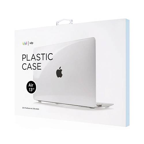 Чехол защитный VLP Plastic Case для MacBook Air 13" 2018-2021, прозрачный