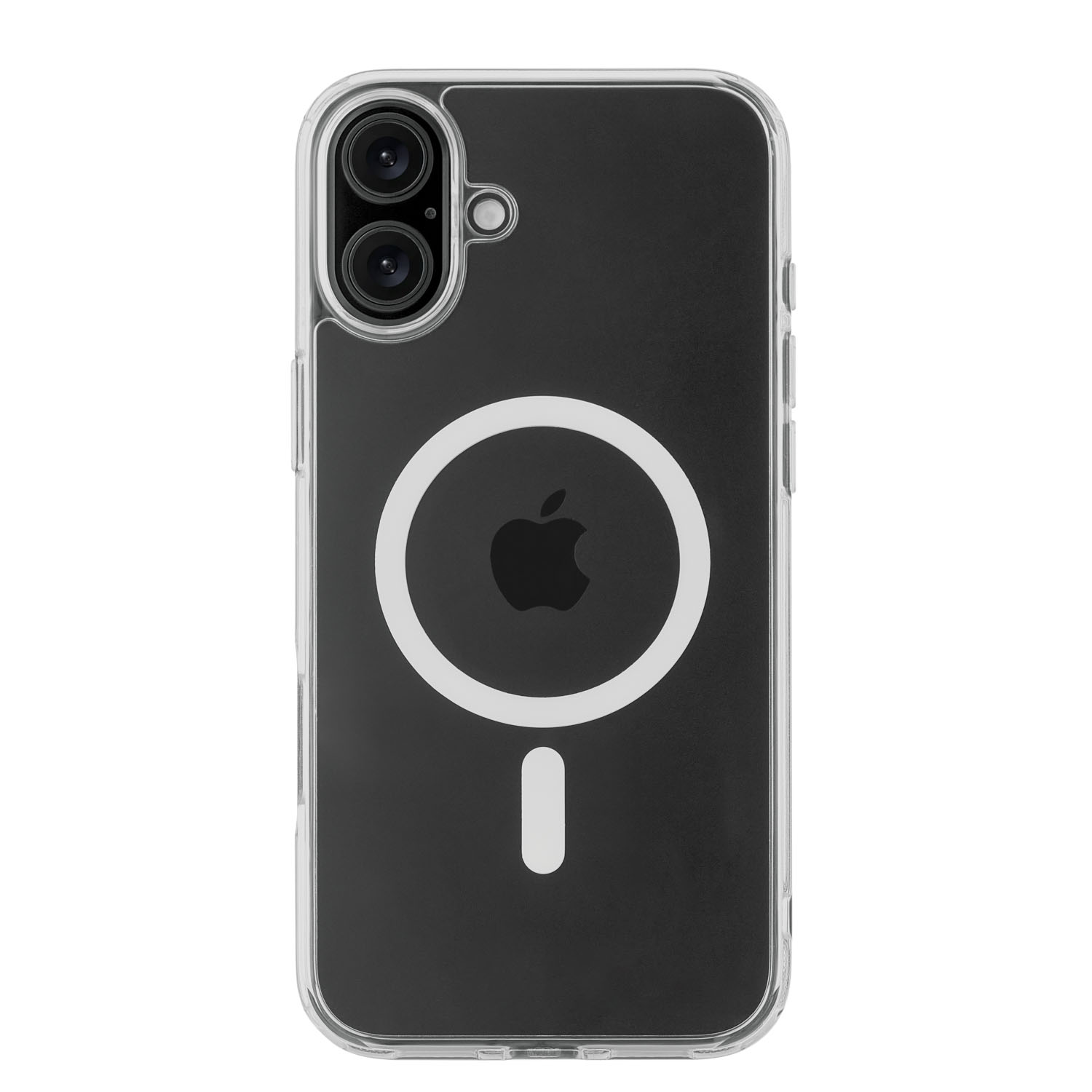 Чехол защитный uBear Real Mag Case для iPhone 16 Plus, MagSafe совместимый, усиленный, прозрачный