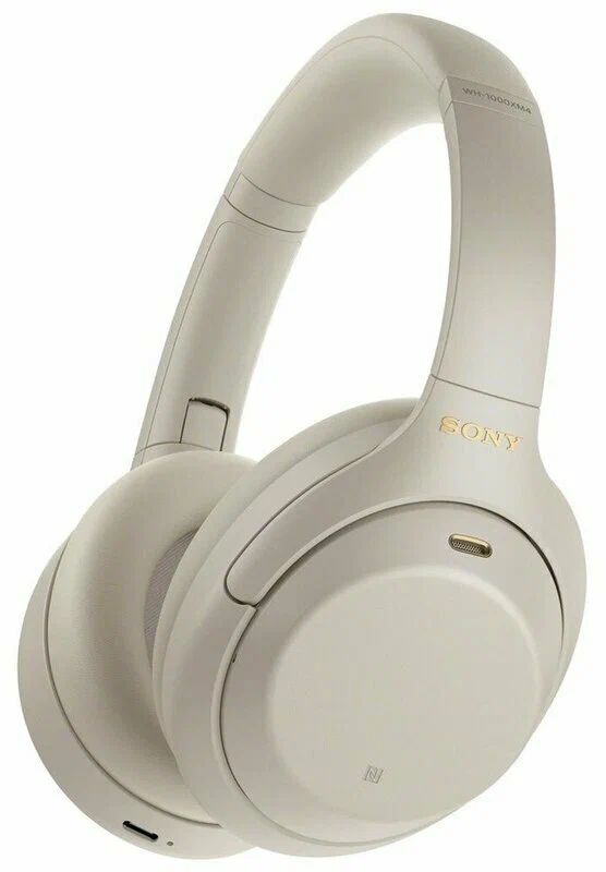 Беспроводные наушники Sony WH-1000XM4,  Белый