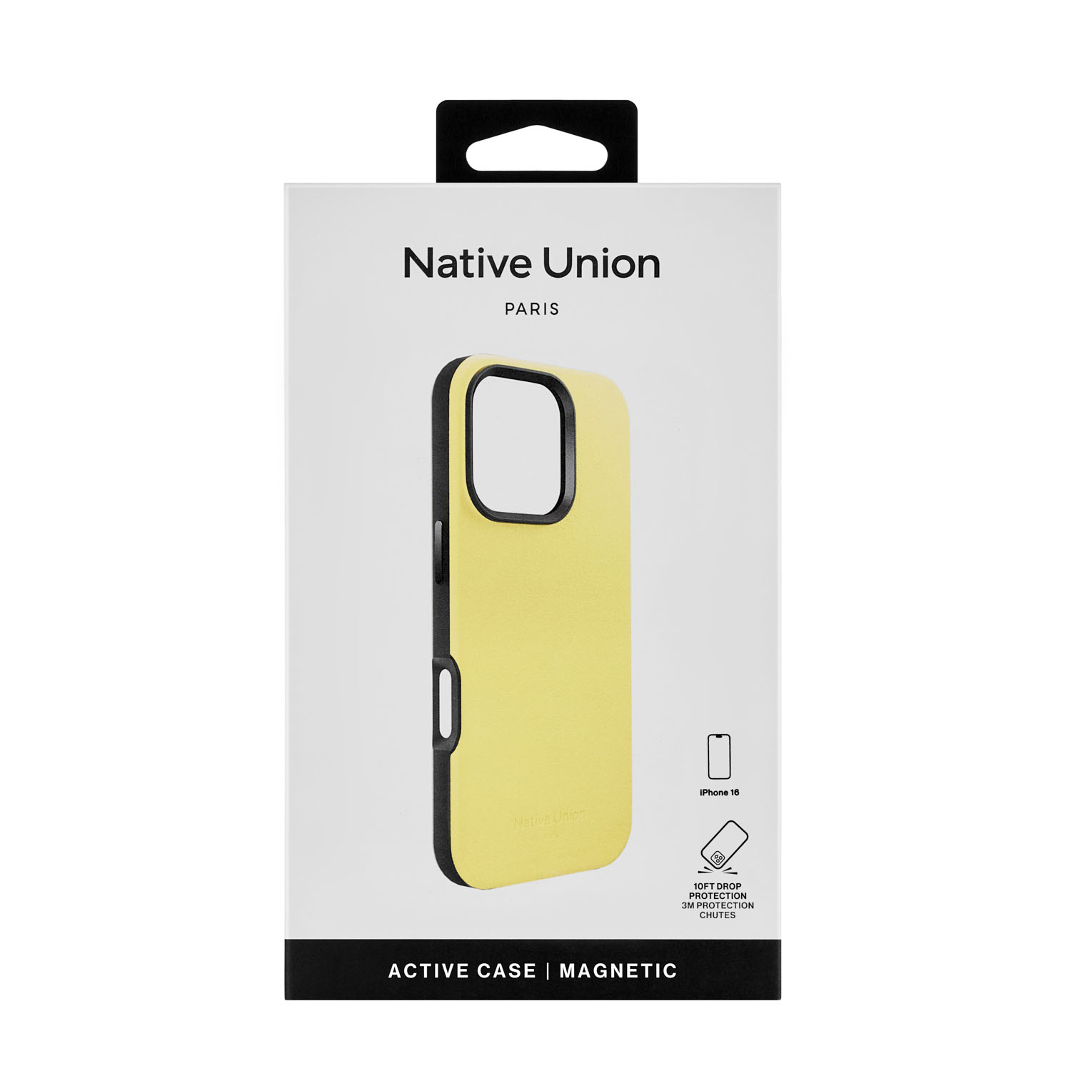 Чехол Native Union Active Case MagSafe для iPhone 16, лимон