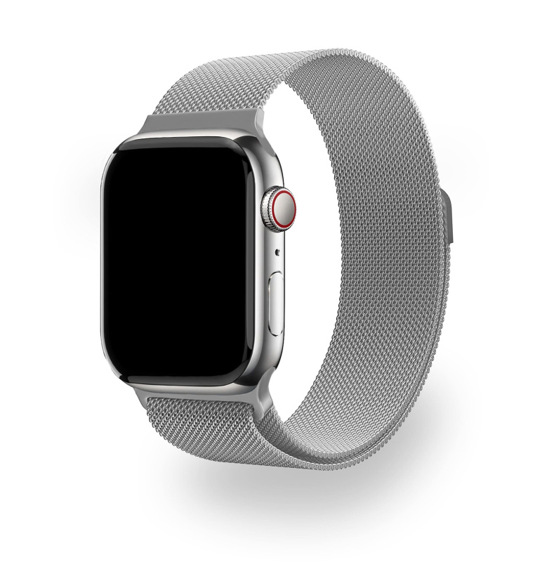 Ремешок uBear Spark для Apple Watch M/L (42, 44, 45, 49 мм), стальной, серебристый