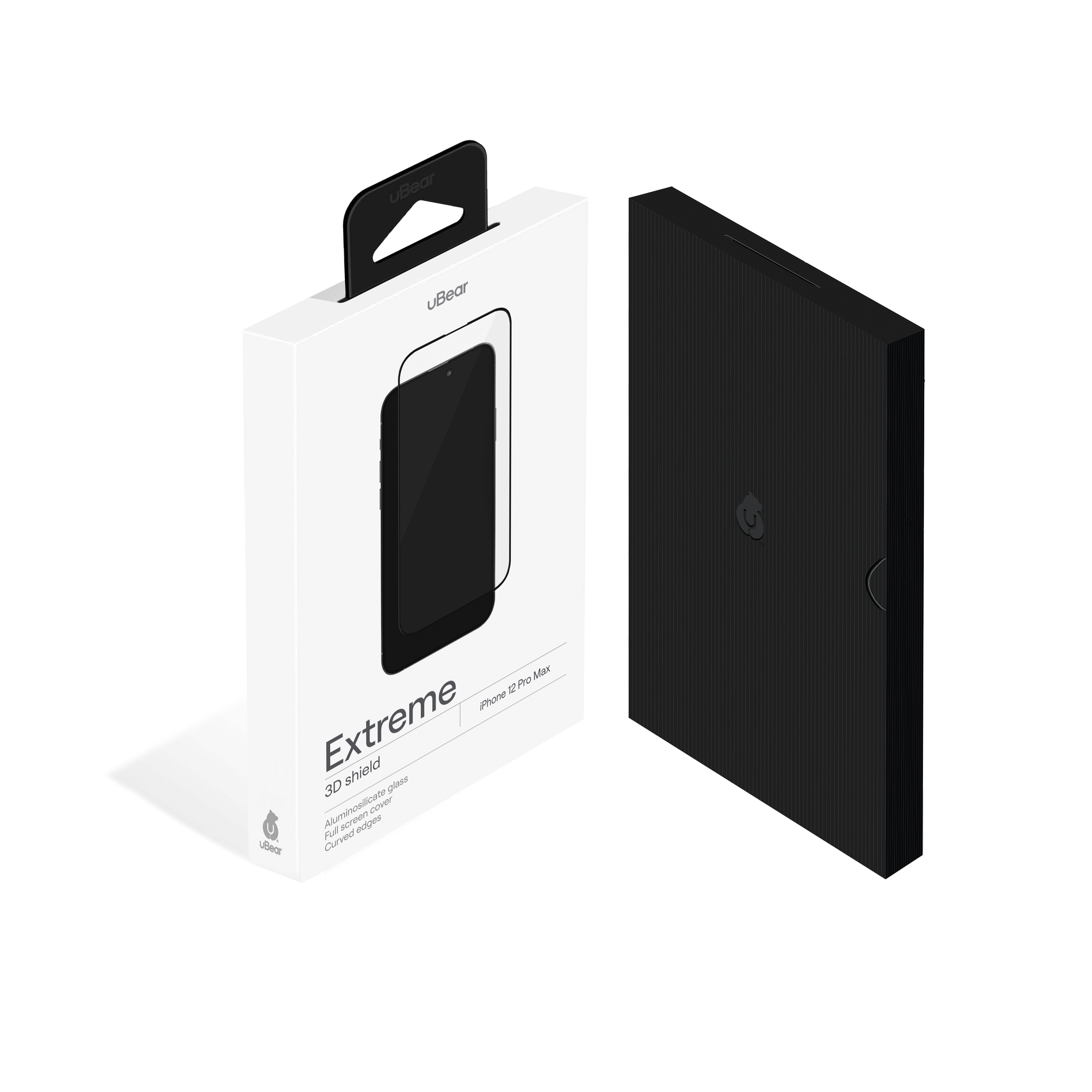 Extreme 3D Shield iPhone 12 Pro Max, чёрный