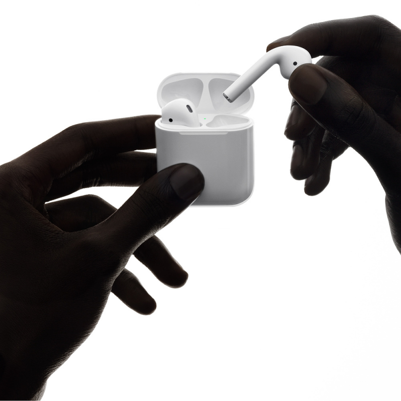 Наушники Apple AirPods 2 (2019) в зарядном футляре, белый