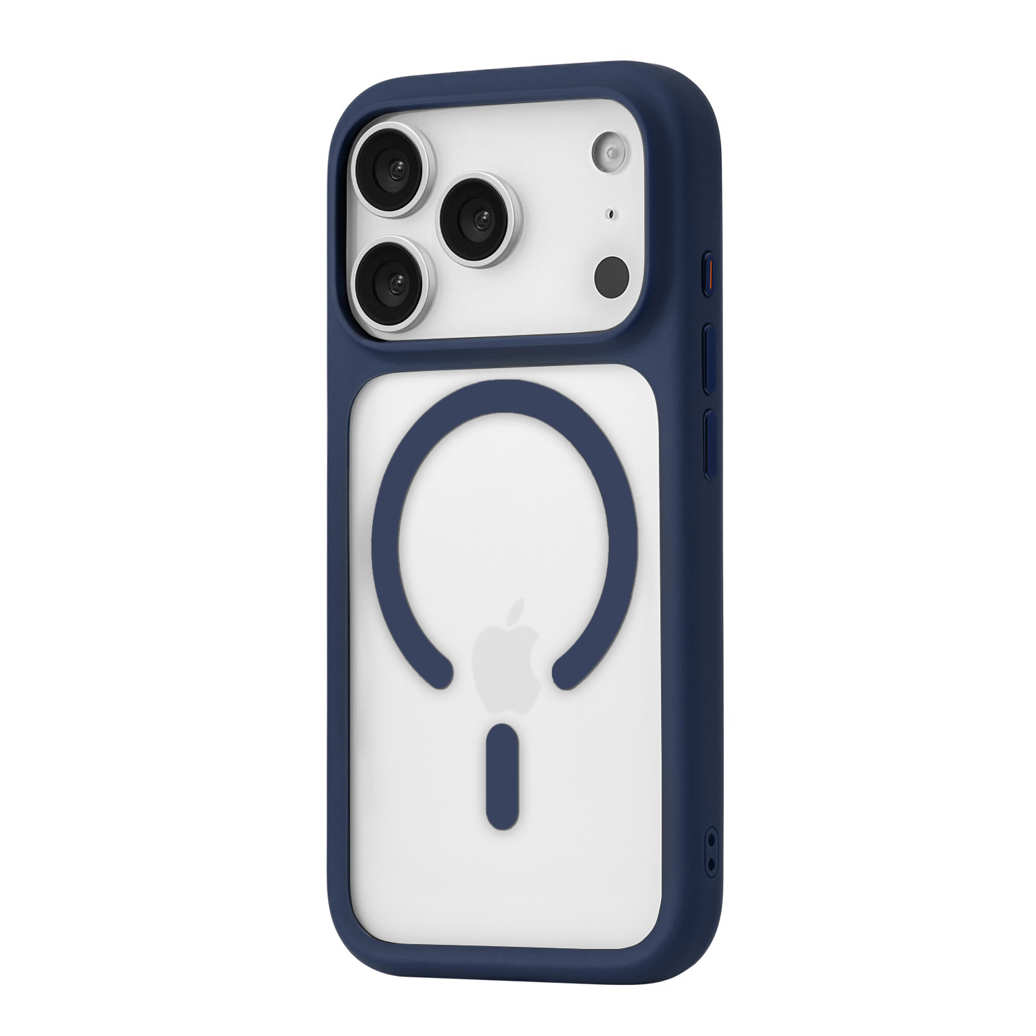 Фото Чехол защитный uBear Shade Case для iPhone 17 Pro, синий На фото изображено Чехол защитный uBear Shade Case для iPhone 17 Pro, синий