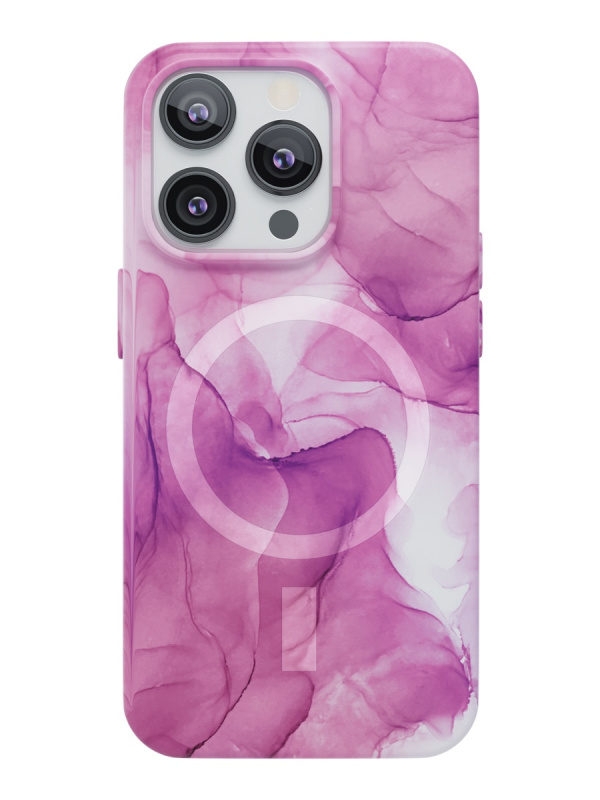 Чехол защитный &quot;vlp&quot; Splash case с MagSafe для iPhone 14 Pro, розовый