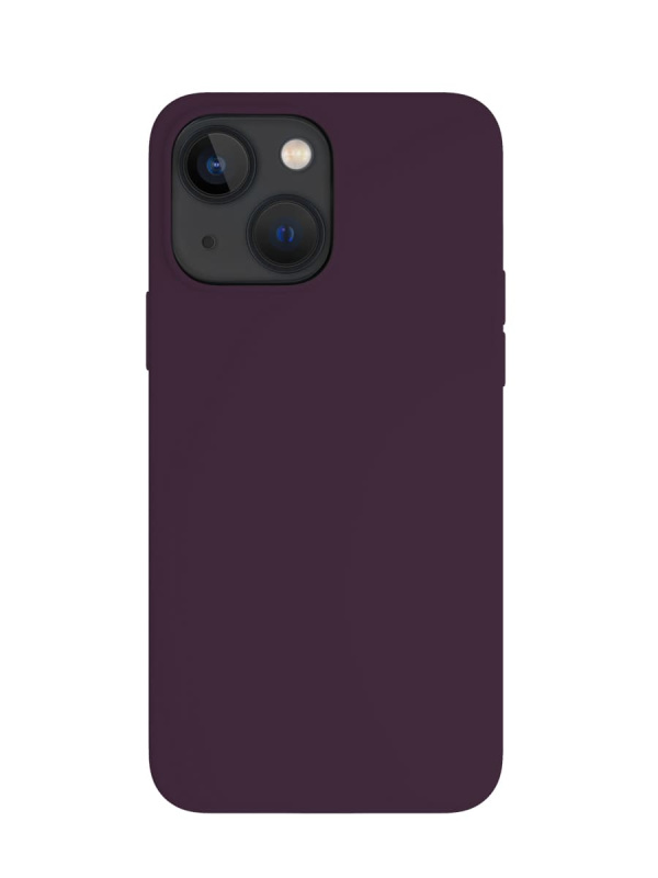 Чехол защитный "vlp" Silicone case с MagSafe для iPhone 14 Plus, темно-фиолетовый