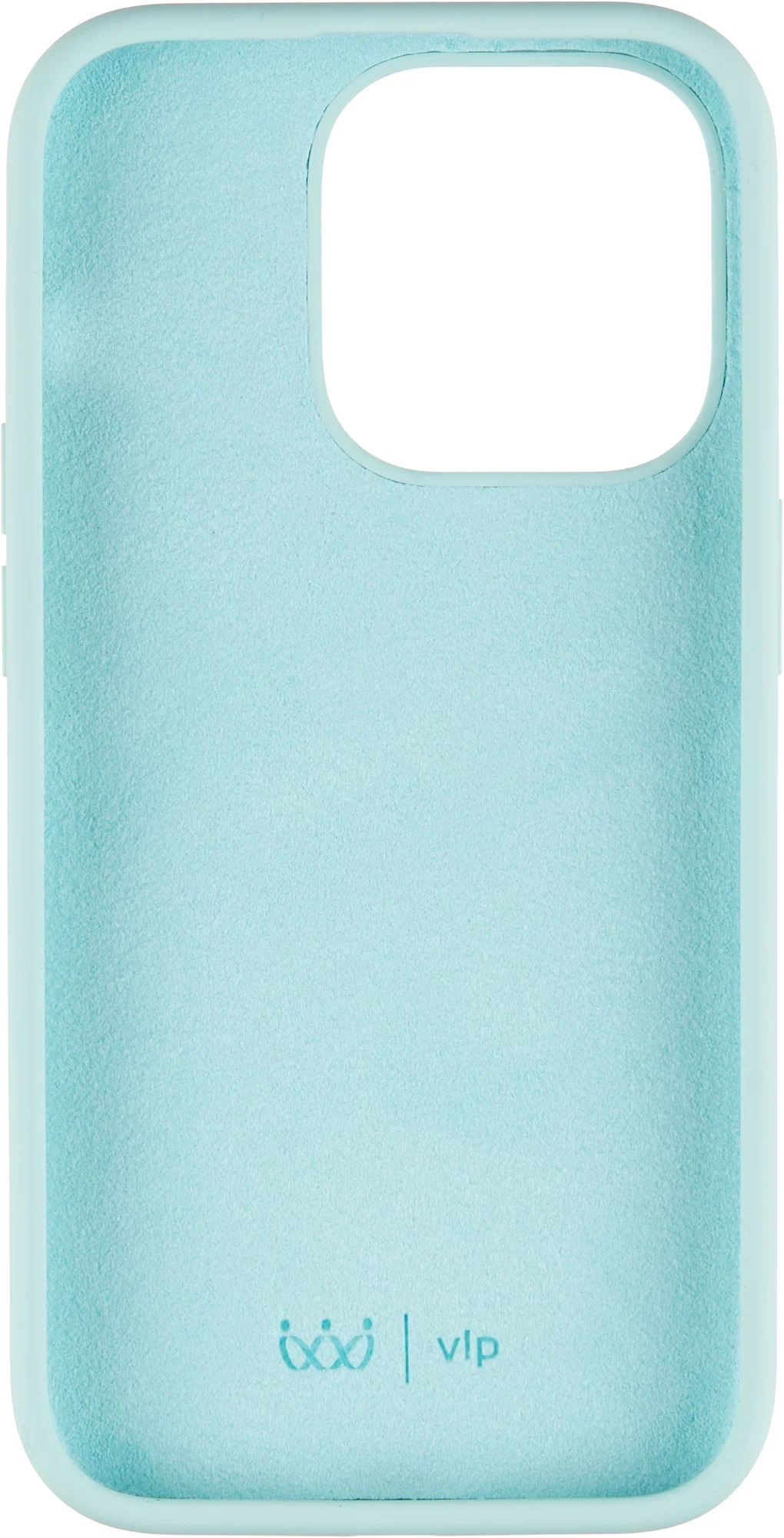 Чехол защитный "vlp" Silicone case для iPhone 14 Pro, бирюзовый