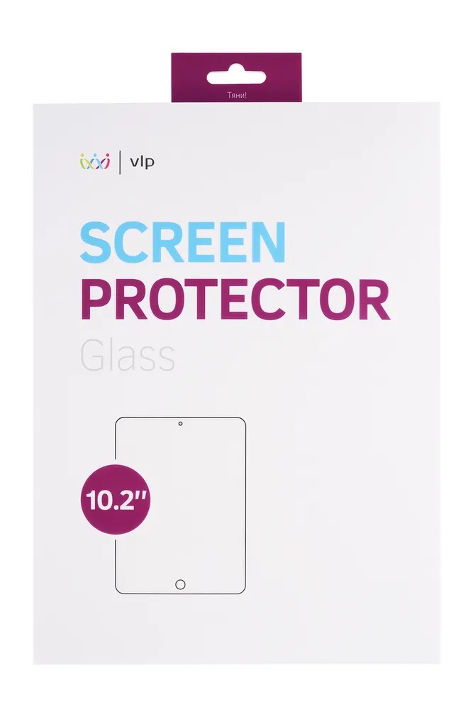 Стекло защитное "vlp" для iPad Pro 10.2", олеофобное