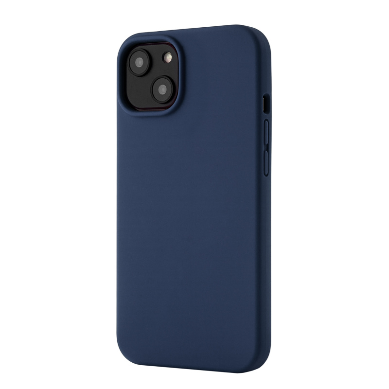 Чехол защитный uBear Touch Mag Case для  iPhone 14, MagSafe совместимый, силикон, софт-тач, тёмно-синий