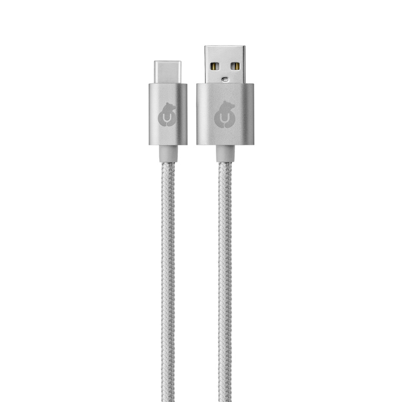 Зарядный кабель CORD USB-C to USB-A Cable, 1,2m, серый
