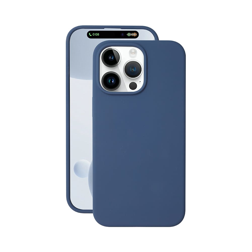 Чехол Liquid Silicone Case Pro для Apple iPhone 15 Pro, синий, Deppa в  Казань по цене