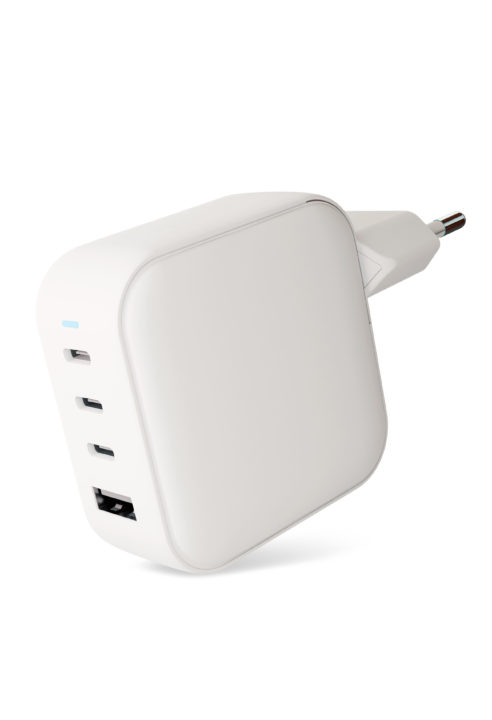 Сетевое зарядное устройство "vlp" G-Charge 100Вт 3*USB-C+USB-A, PD, QC, белый