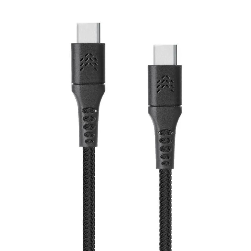 RDC512BL01CT-CС  Зарядный кабель Rocket Contact TPE USB-C/USB-C 1 м, чёрный