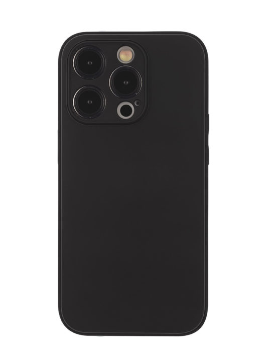 Чехол защитный "vlp" Glaze Case с MagSafe для iPhone 15 Pro, черный
