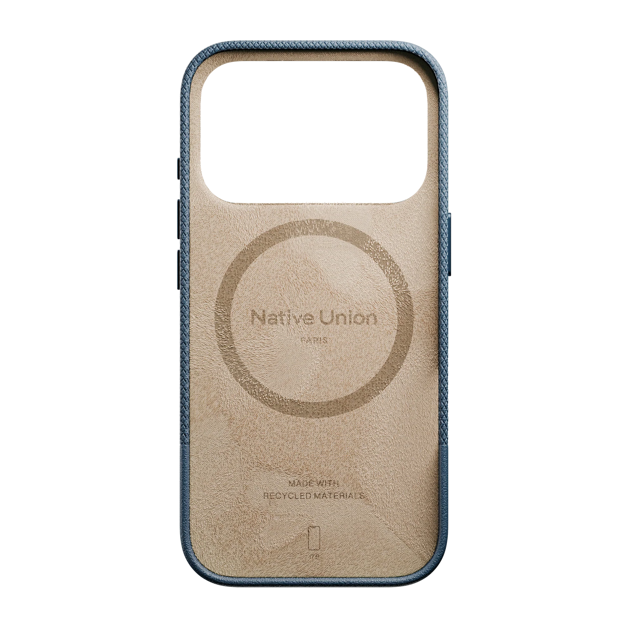 На фото изображено Чехол Native Union Paris (Re)Classic Case для iPhone 17 Pro Max Синий