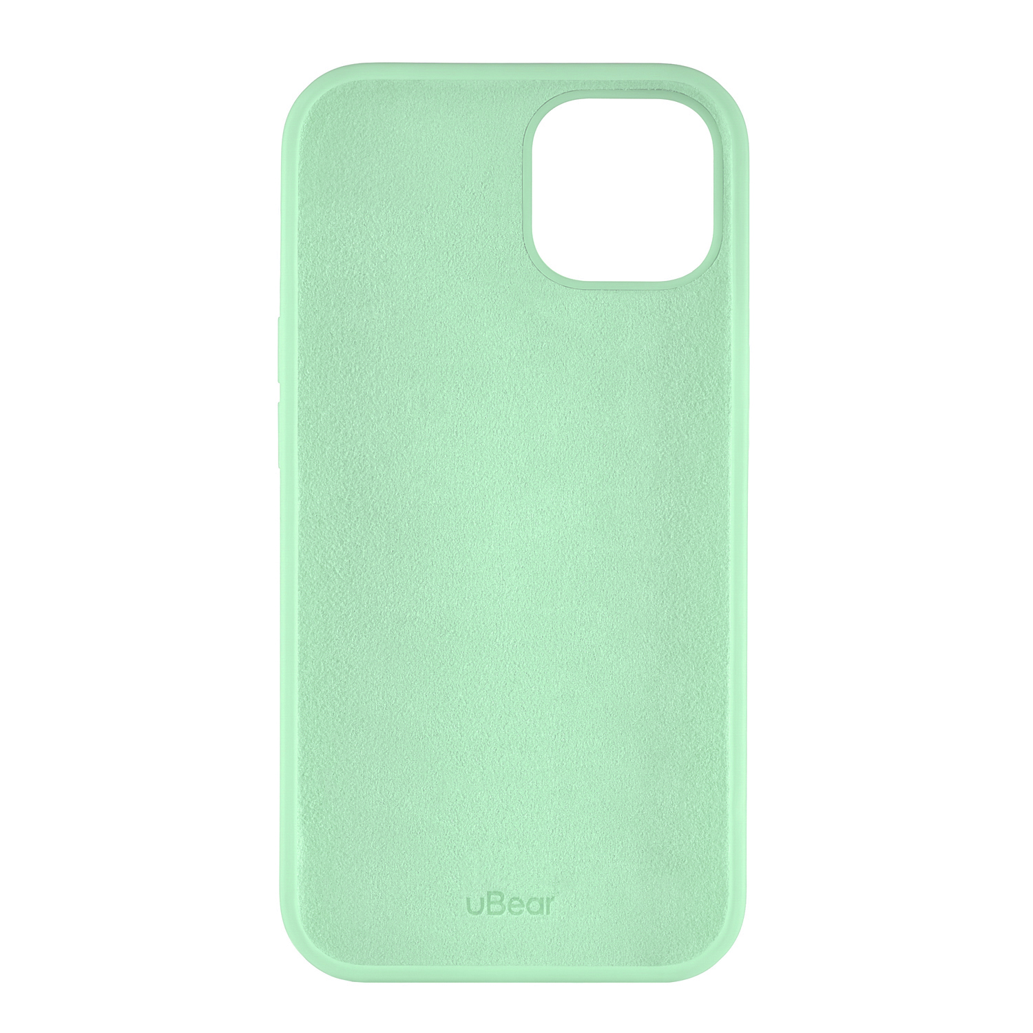 Touch Сase (Liquid silicone) for iPhone 13. Магнитная упаковка, зелёный