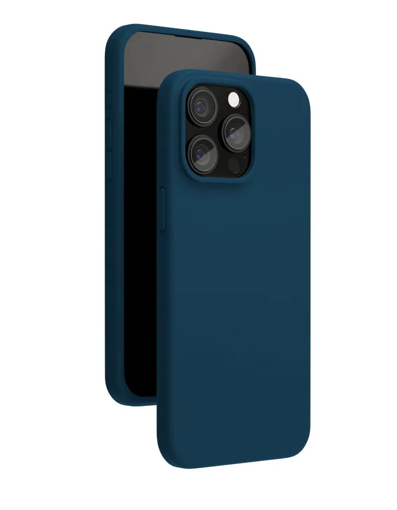 Чехол защитный "vlp" Aster Case с MagSafe для iPhone 15 ProMax, темно-синий
