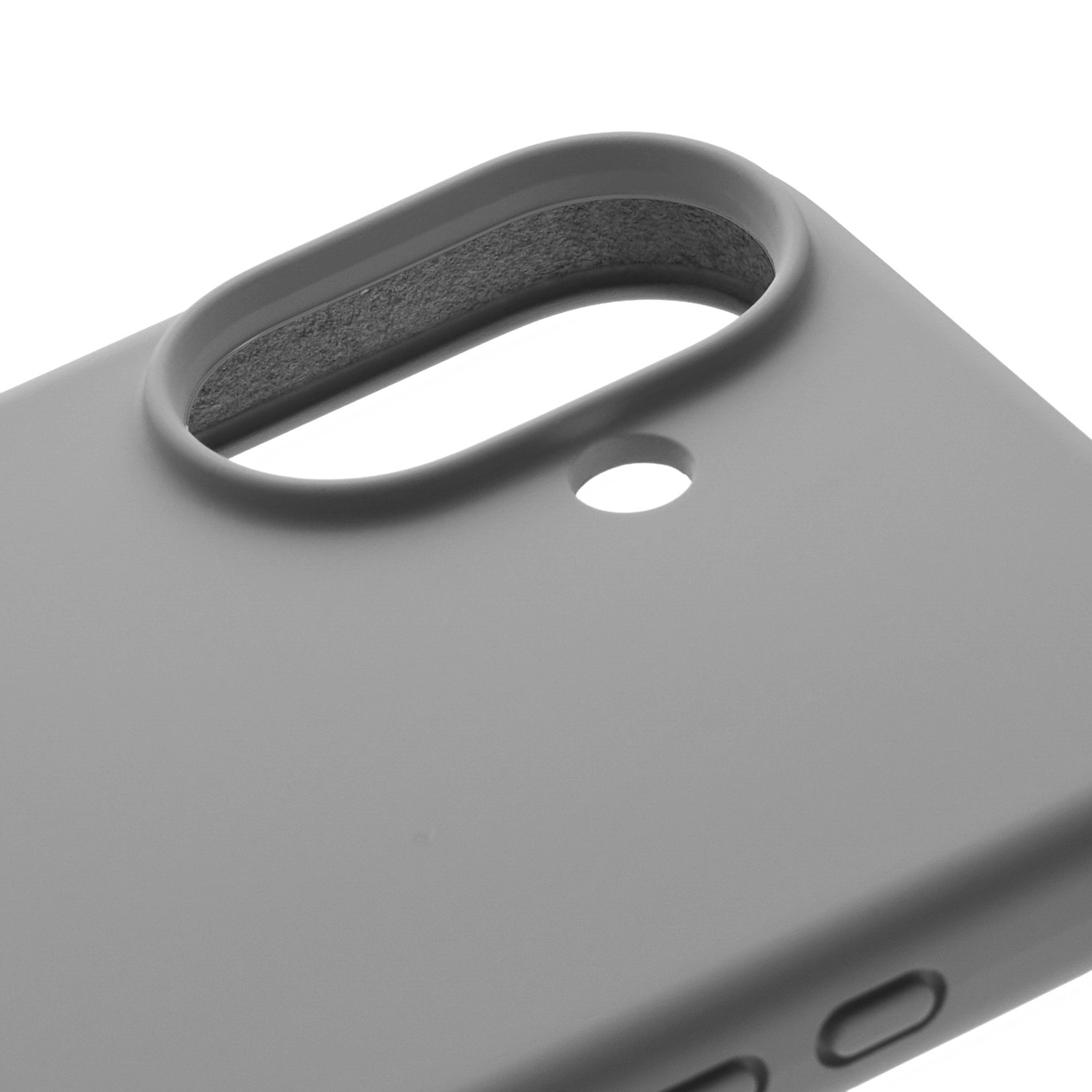 На фото изображено Чехол защитный uBear Touch Mag Case для iPhone 17 MagSafe, светло-серый