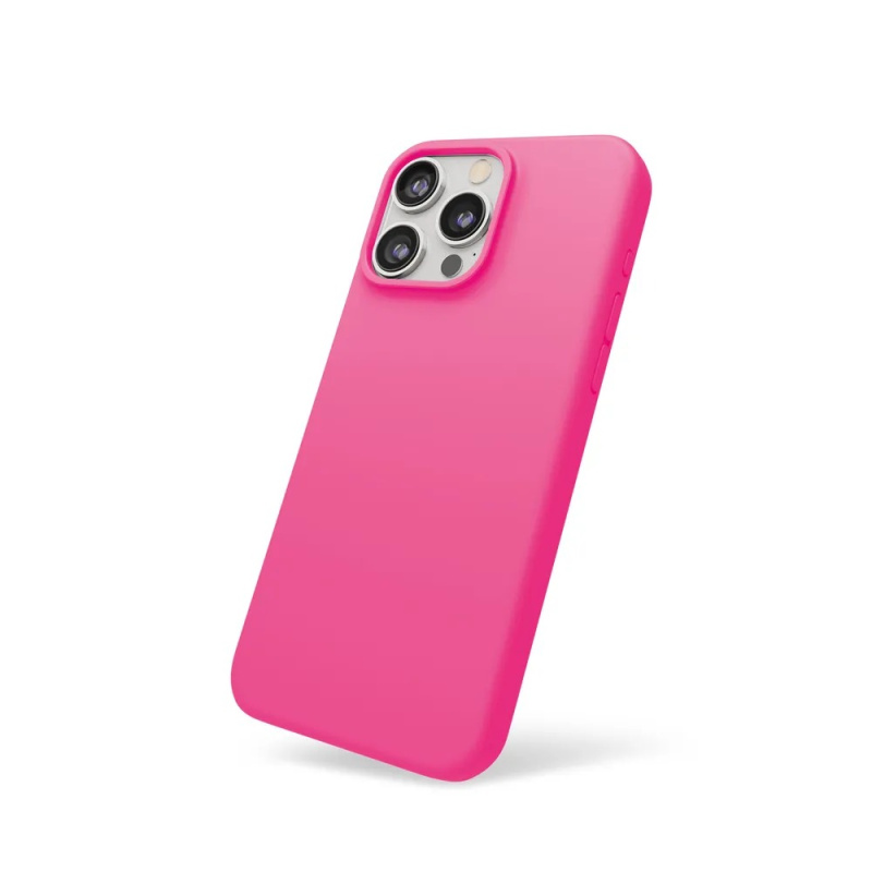 Чехол защитный &quot;vlp&quot; Aster Case с MagSafe для iPhone 15 ProMax, неоновый розовый