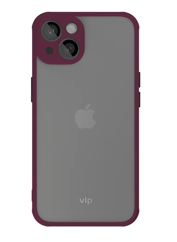 Чехол защитный "vlp" Matte Case для iPhone 13, марсала
