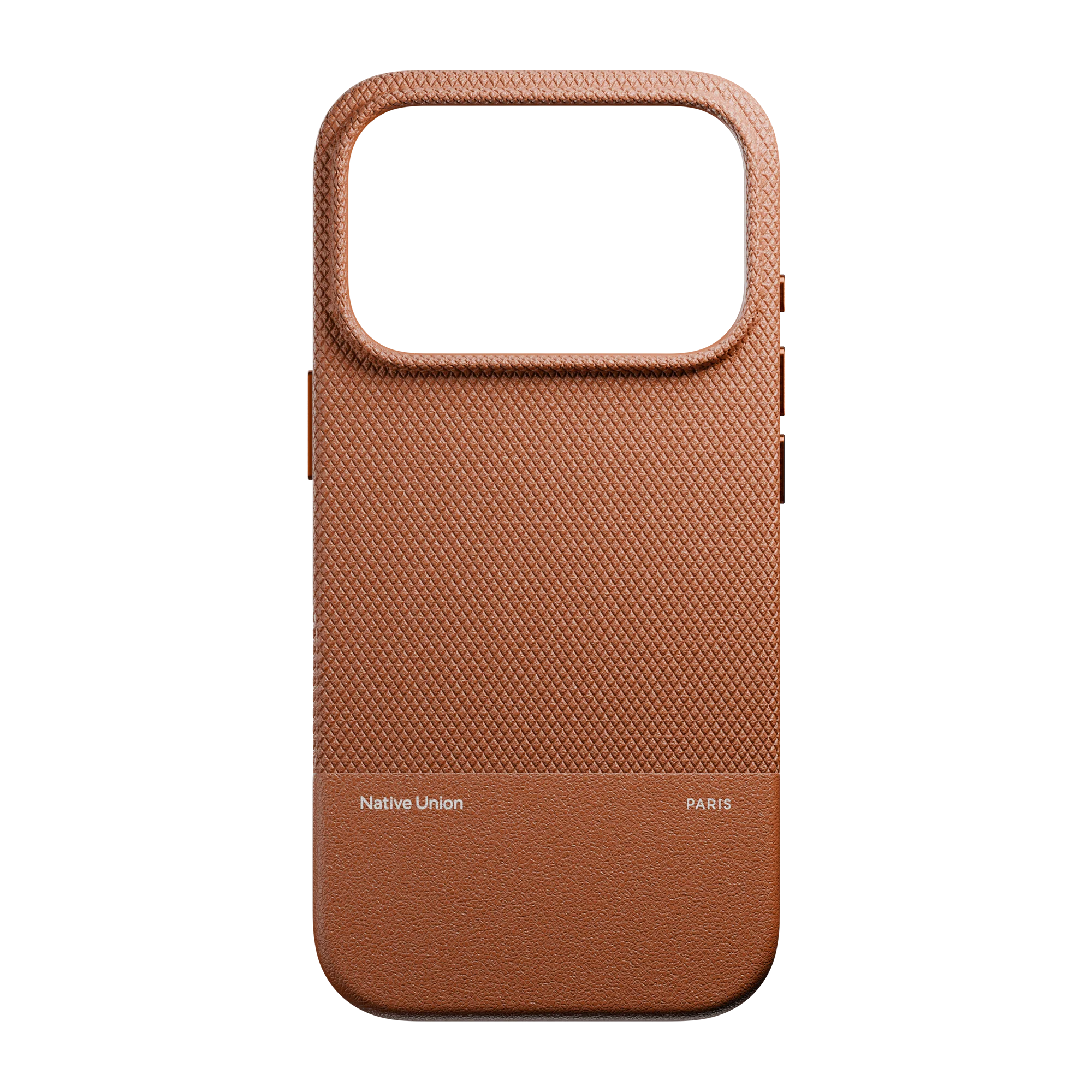 Фото Чехол Native Union Paris (Re)Classic Case для iPhone 17 Pro Max Коричневый На фото изображено Чехол Native Union Paris (Re)Classic Case для iPhone 17 Pro Max Коричневый
