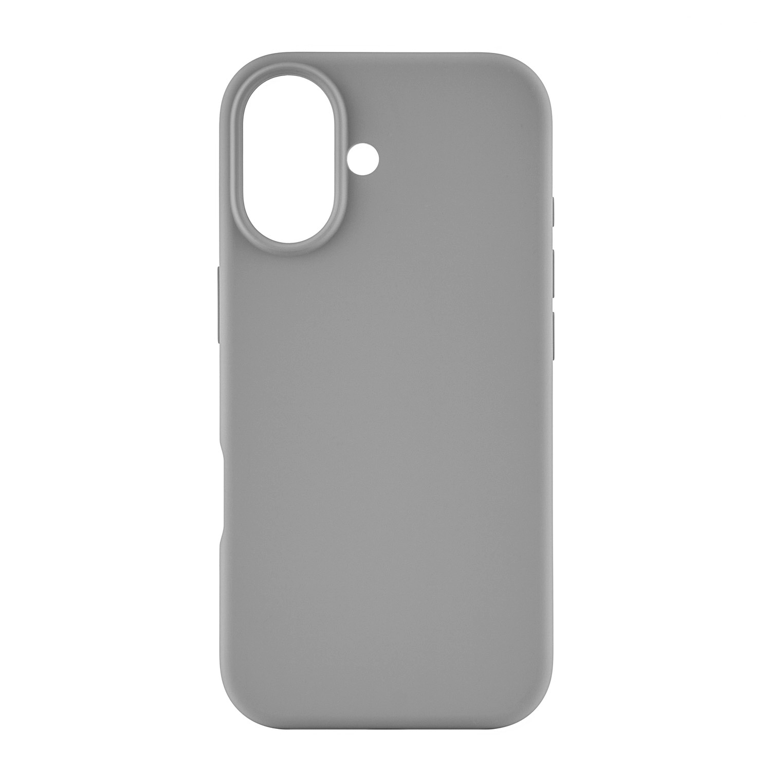 На фото изображено Чехол защитный uBear Touch Mag Case для iPhone 17 MagSafe, светло-серый