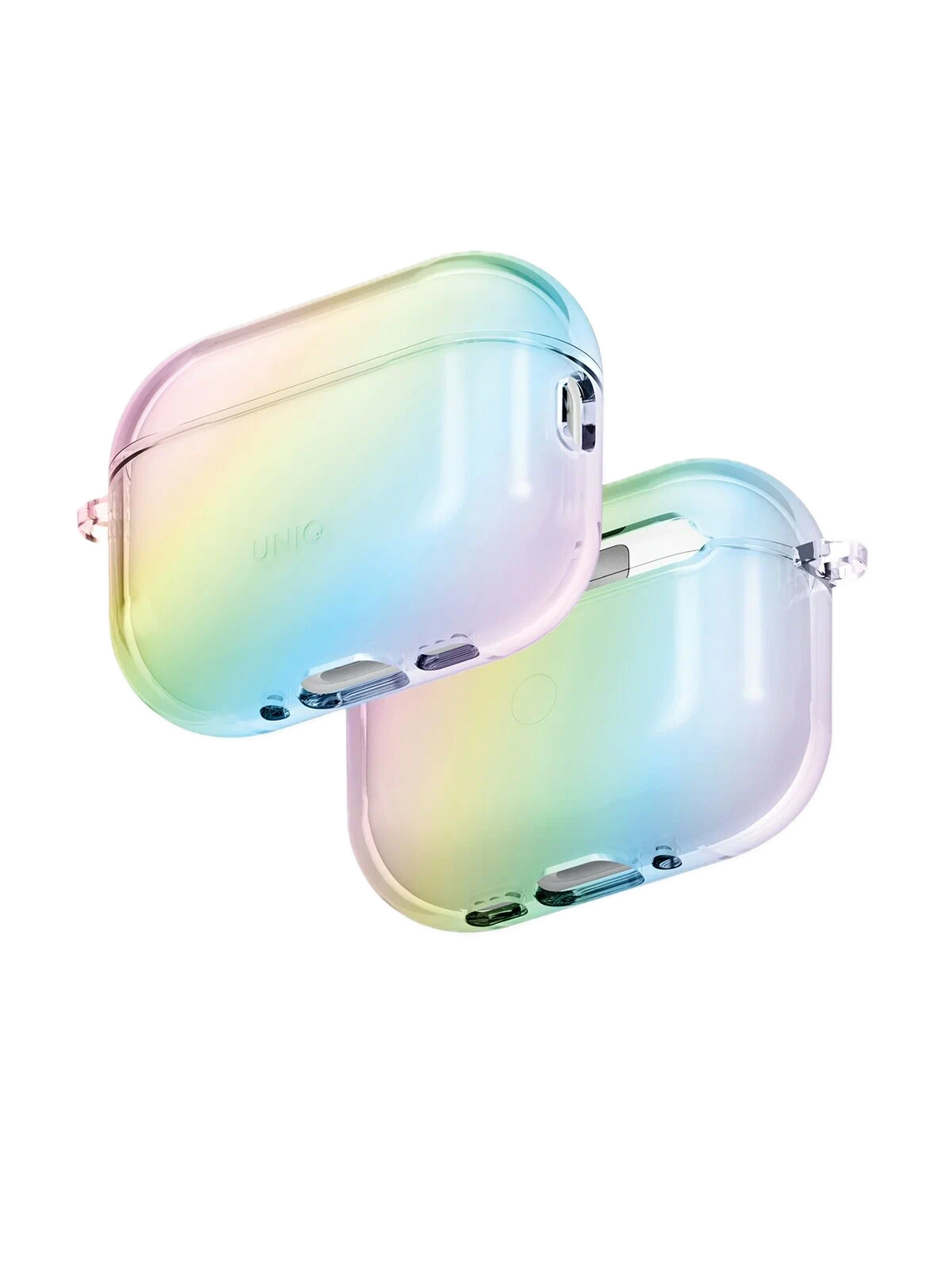Фото Чехол Uniq Iridescia для AirPods Pro 3, Holo Quartz На фото изображено Чехол Uniq Iridescia для AirPods Pro 3, Holo Quartz