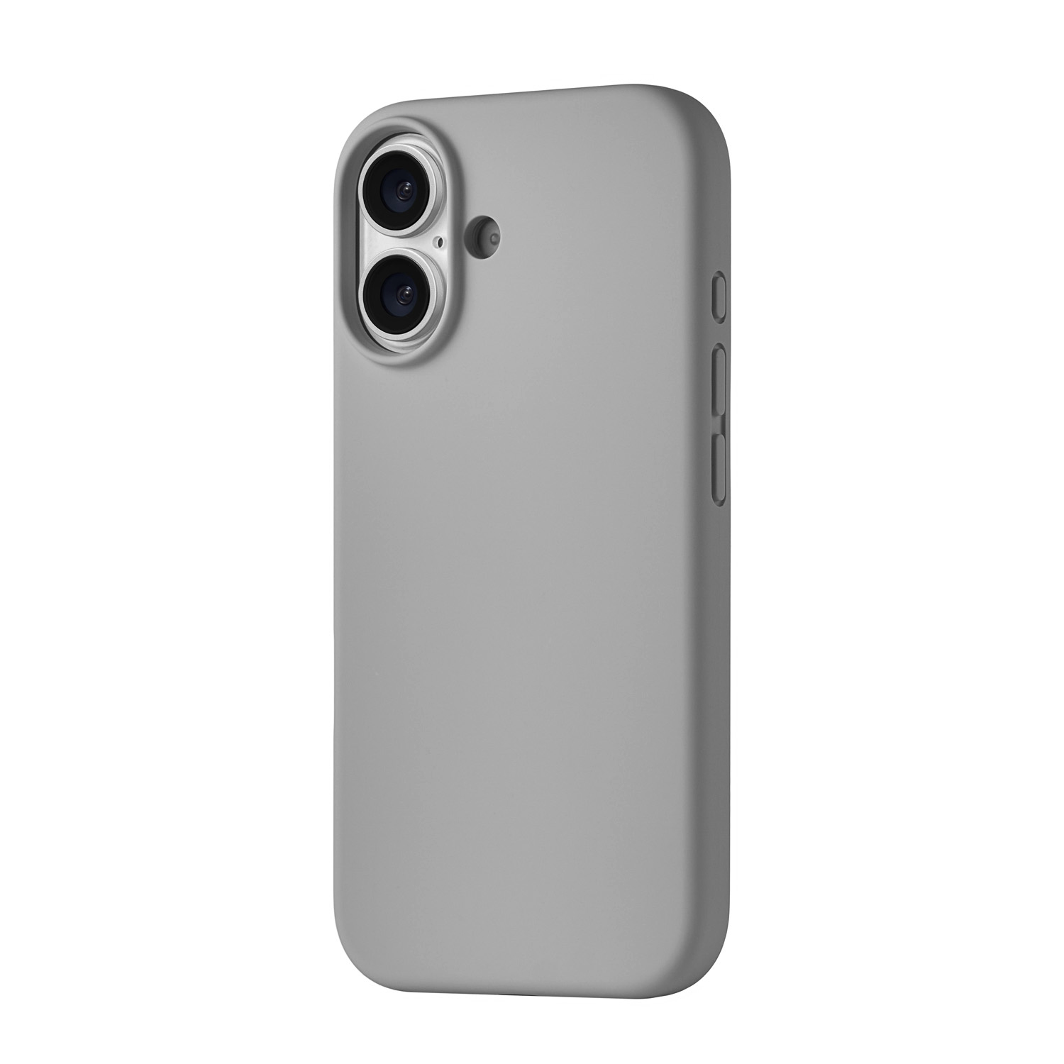 На фото изображено Чехол защитный uBear Touch Mag Case для iPhone 17 MagSafe, светло-серый