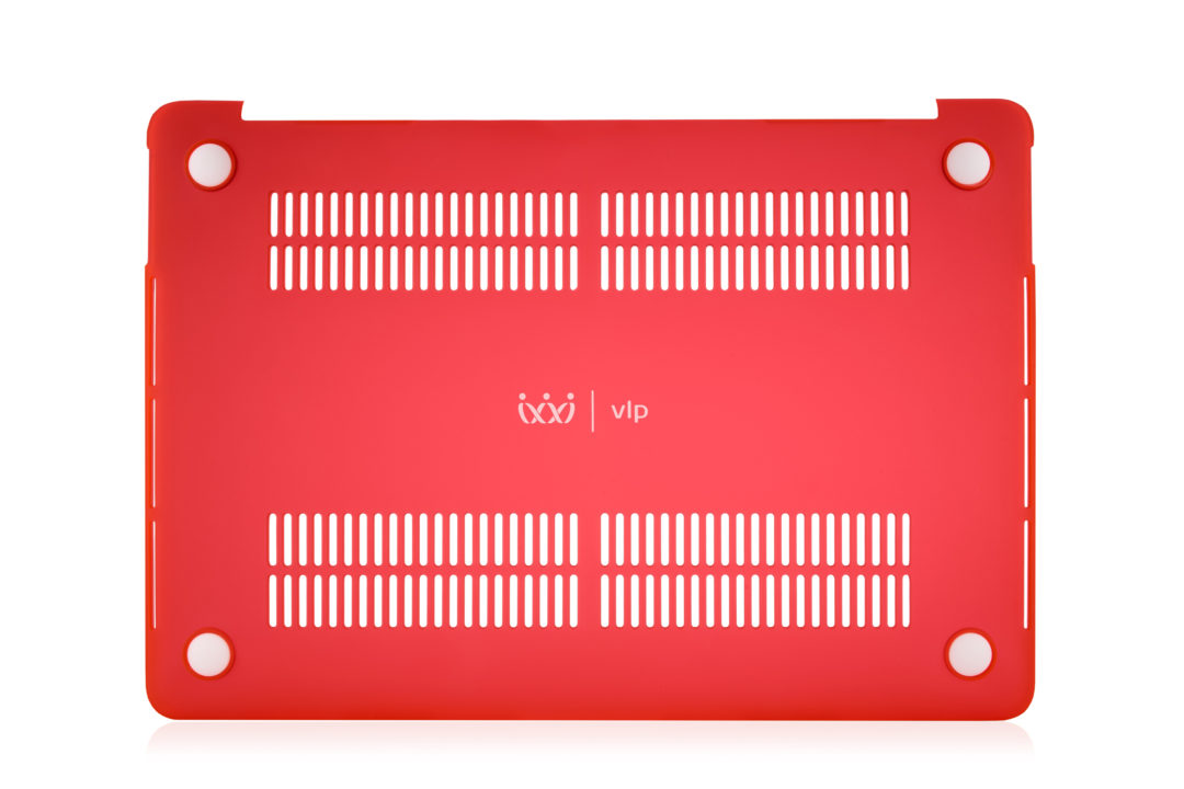 Чехол защитный "vlp" Plastic Case для MacBook Pro 13'' 2020, красный